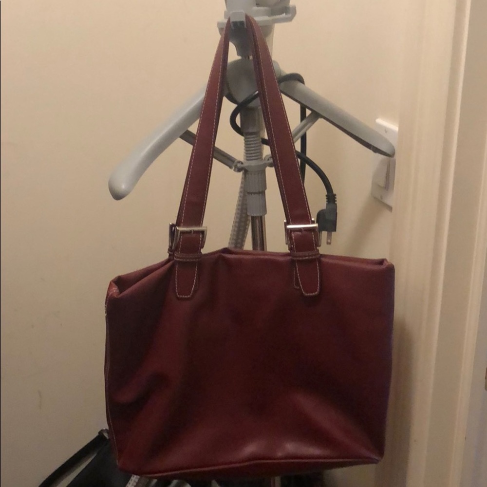 Red Prada bag
